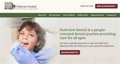 Desktop Screenshot of parkviewdentalofhutchinson.com