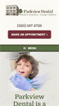 Mobile Screenshot of parkviewdentalofhutchinson.com